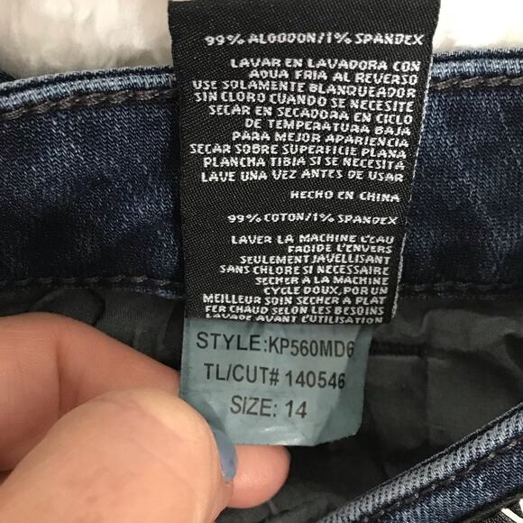 Kut from the Kloth Dark Wash Straight Leg Jeans - Picture 8 of 8